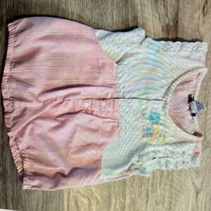 Doe & Rae Pink and White Kids Blouse